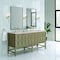 James Martin Vanities Emmeline 72in Double Vanity, Pebble Oak w/ 3 CM Eternal Marfil Top D100-V72-PBO-3EMR - alternate 6